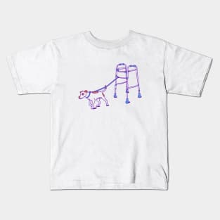 Dog walker Kids T-Shirt